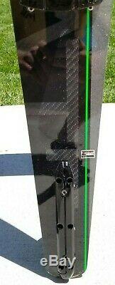 Radar Senate Water Ski 67 Carbon Waterski with Room 38 Vector Speed Lace Boots