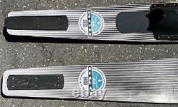 Rare HTF Pair of Cobra 660 HO Sports Fifty Five RTS 66.5 Water Skis