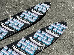 Rare HTF Pair of Cobra 660 HO Sports Fifty Five RTS 66.5 Water Skis