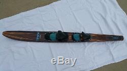 Rare Vintage Beautiful Wood Inlay Connelly HOOK Water Ski 65