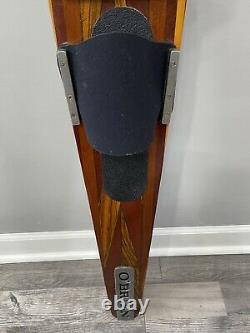 Rare Vintage O'Brien Competition 68 Slalom Waterski Water Ski Wood Wooden WithBag