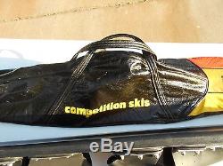 Rare vintage Maherajah 65 1/2 Hi Performance Stiff Slalom Racing Waterski & Bag