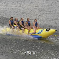 Rave Lake Ocean River Water Sports Waterboggan 5 Boat Towable Rider