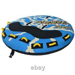 Rave Sports 02325 Mega Storm 4 Rider Inflatable Water Float Towable Boat Tube