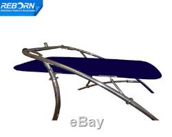 Reborn Boat Wakeboard Tower Bimini PRO1580 Navy Blue Canopy - 5 Yrs Warranty