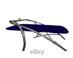 Reborn Flat Wakeboard Tower Bimini 1580V Navy Blue Canopy minor defects