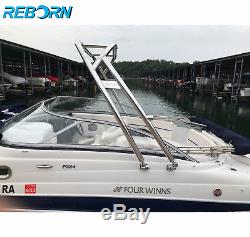 Reborn Launch Forward-facing Boat Wakeboard Tower polished Fast Install & Fold