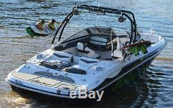 Reborn Launch Wakeboard Tower Black Coated Plus Pro3 Tower Bimini Package