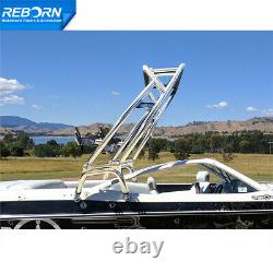 Reborn Launch X Forward-facing Wakeboard Tower Polished Fast Install & Fold Down