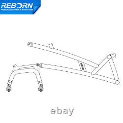 Reborn Launch X Wakeboard Tower Glossy Black Fast Install & Fold Down