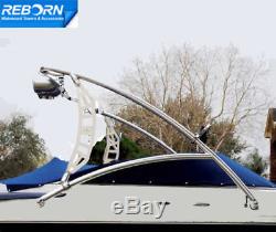 Reborn Propel Boat Wakeboard Tower Shining Polished 78in-108in Universal fit