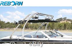 Reborn Swept Forward Wakeboard Tower Universal Fit Polished 5 Yrs Wrty