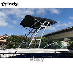 SALE! Indy Max forward facing wakeboard tower anodized finish + foldable bimini