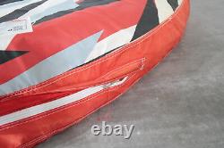 SEE NOTES Airhead AHSSL 42 Mega Slice Inflatable Towable Tube fits 4 Riders Red