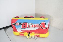 SEE NOTES WOW Sports 17 1050 Big Bubba Inflatable Towable Tube fits 2 Riders