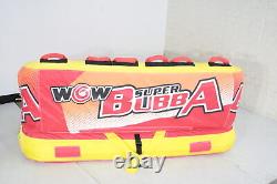 SEE NOTES WOW Sports 17 1060 Super Bubba Inflatable Boating Towable Tube