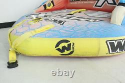 SEE NOTES WOW Sports 20 1060 Matrix Towable Inflatable Deck Tube fits 4 People