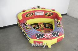 SEE NOTES Wow World Of Watersports Flash Cockpit 1 2 Person Inflatable Tube