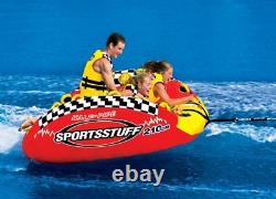SPORTSSTUFF 53-2160 Half Pipe Frantic Triple Rider Towable Inflatable Water Tube