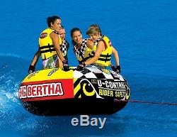 SPORTSSTUFF Big Bertha 53-1329 Towable 4 Person Boat Lake Water Tube (Open Box)