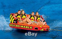 SPORTSSTUFF Great Big Mable Quadruple Rider Inflatable Towable Tube(Open Box)