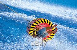 SPORTSSTUFF Gyro 53-1818 Tumbling 1-Person Rider Towable Boat Lake Water Tube