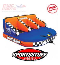 SPORTSSTUFF SUPER BETTY Inflatable 3 Person Towable Tube Watersports 53-3003