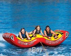SPORTSSTUFF Wacky Whopper Inflatable Water Tube 3 Rider Boat Towable 53-5153