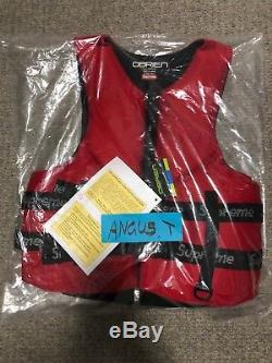 SUPREME x OBRIEN LIFE VEST SIZE XL DSWT RED IN HAND