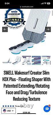 SWELL Wakesurf Creator Slim H3X Plus The Best Slim Wake Shaper Extendable