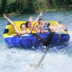 Sable 3 Person Towable Tube Inflatable Sitting Triple Rider Water Boating NEW