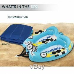 SereneLife SLTOWBL10 High-Quality Watersports 2 Person Towable Tube, Inflatable