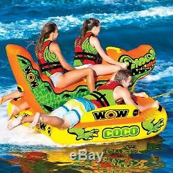 Speed Boat Towable Inflatable Raft 1 2 3 4 Person Water Float BIG Alligator WOW
