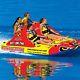 Sportsstuff Bandwagon 2+2 Inflatable Water 4 Rider Tube Boat Towable 53-1620