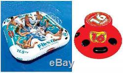 SportsStuff Fiesta Island Lounge Inflatable Water Tube Raft 8 Person 54-2010
