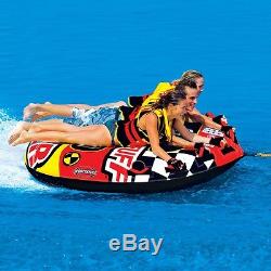 SportsStuff Frequent Flyer Inflatable Water Tube 3 Rider Boat Towable 53-1661