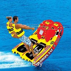SportsStuff Grandstand 2 Stand & Ski Inflatable Water Tube Boat Towable 53-1860