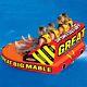 Sportsstuff Great Big Mable Inflatable Water 4 Rider Tube Boat Towable Lounge