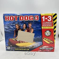 SportsStuff HOT DOG HD-3 Towable Tube Inflatable 3 Rider