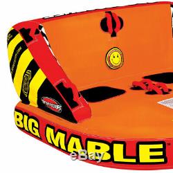 SportsStuff Inflatable Big Mable Sitting Double Rider Towable Tube, 53-2213