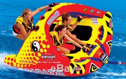SportsStuff Poparazzi Inflatable Water 3 Rider Stand Tube Boat Towable 53-1750