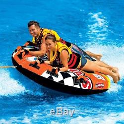 SportsStuff Stunt Flyer Inflatable Water Deck Tube 2 Rider Boat Towable 53-1651