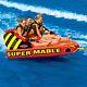 Sportsstuff Super Mable Inflatable Water 1 3 Rider Tube Boat Towable 53-2223