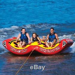 SportsStuff Wacky Whopper Inflatable Water Tube 3 Rider Boat Towable 53-5153