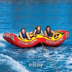 SportsStuff Wacky Whopper Inflatable Water Tube 3 Rider Boat Towable 53-5153