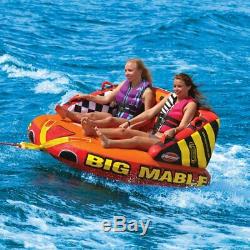 Sportsstuff Big Mable Inflatable Towable Ringo Deck Tube 2 rider for boat/jetski