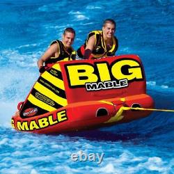 Sportsstuff Big Mable Sitting Double Rider Towable Tube & Tube 60-foot Tow Rope