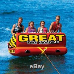 Sportsstuff Great Big Mable 4 rider Inflatable Towable Deck Ringo Tube for boat