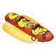 Sportsstuff Hot Dog 2 Person Inflatable Boat Lake Water Towable Tube 53-3055