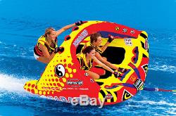Sportsstuff Poparazzi Towable Inflatable Water Ski Ringo Donut Tube Steer It